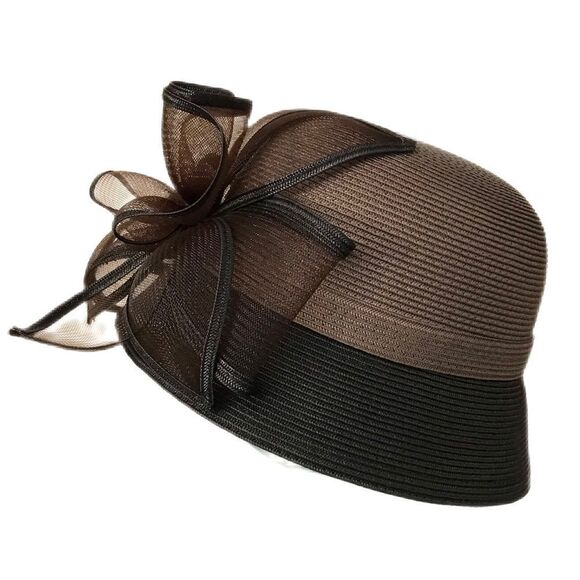 August Collections cloche Kentucky derby hat